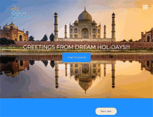 Tablet Screenshot of dreamholidaysblr.com